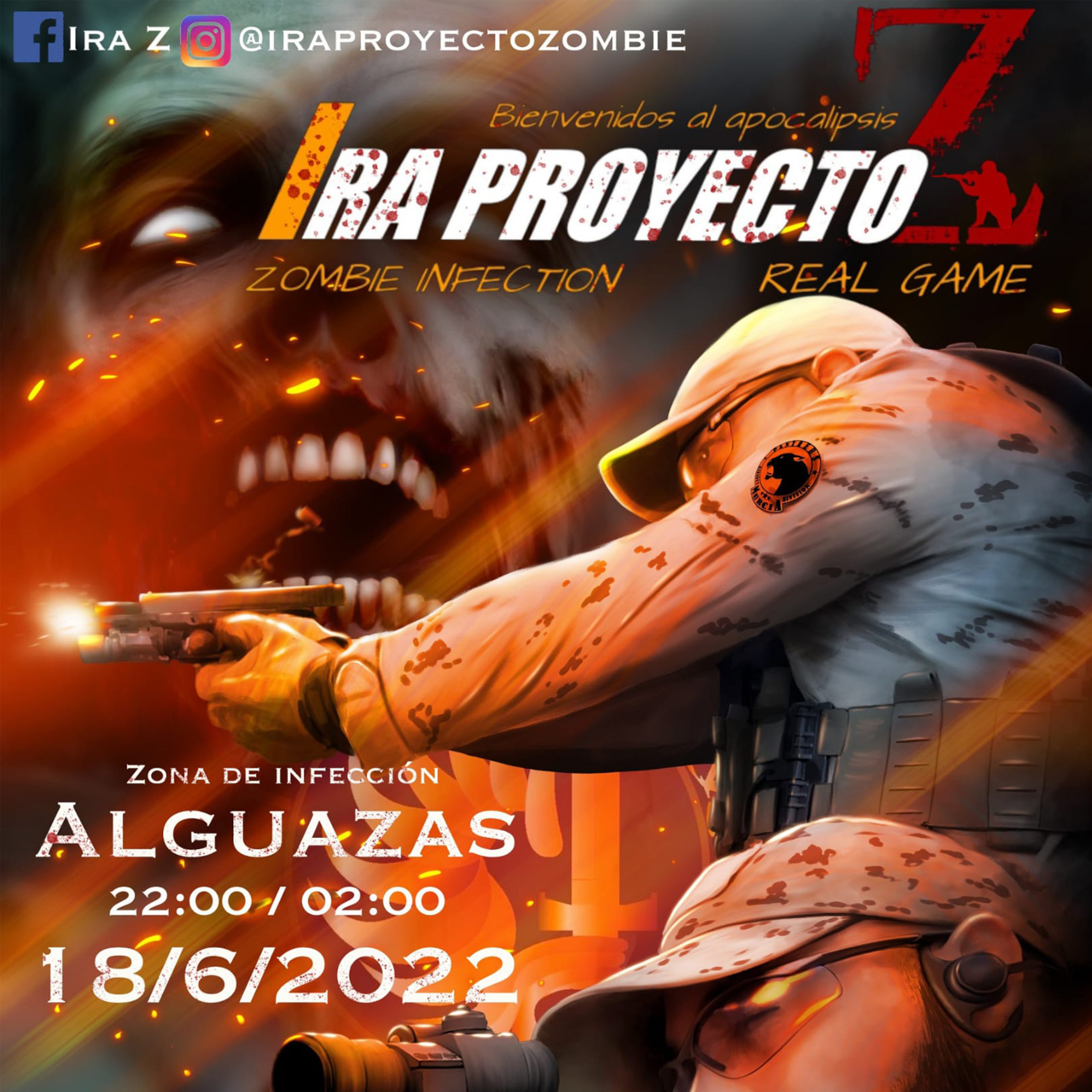 Real game: "Zombie Infection en Alguazas"