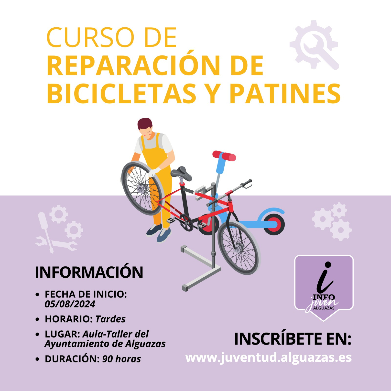 Curso de Reparación de Bicicletas y Patines