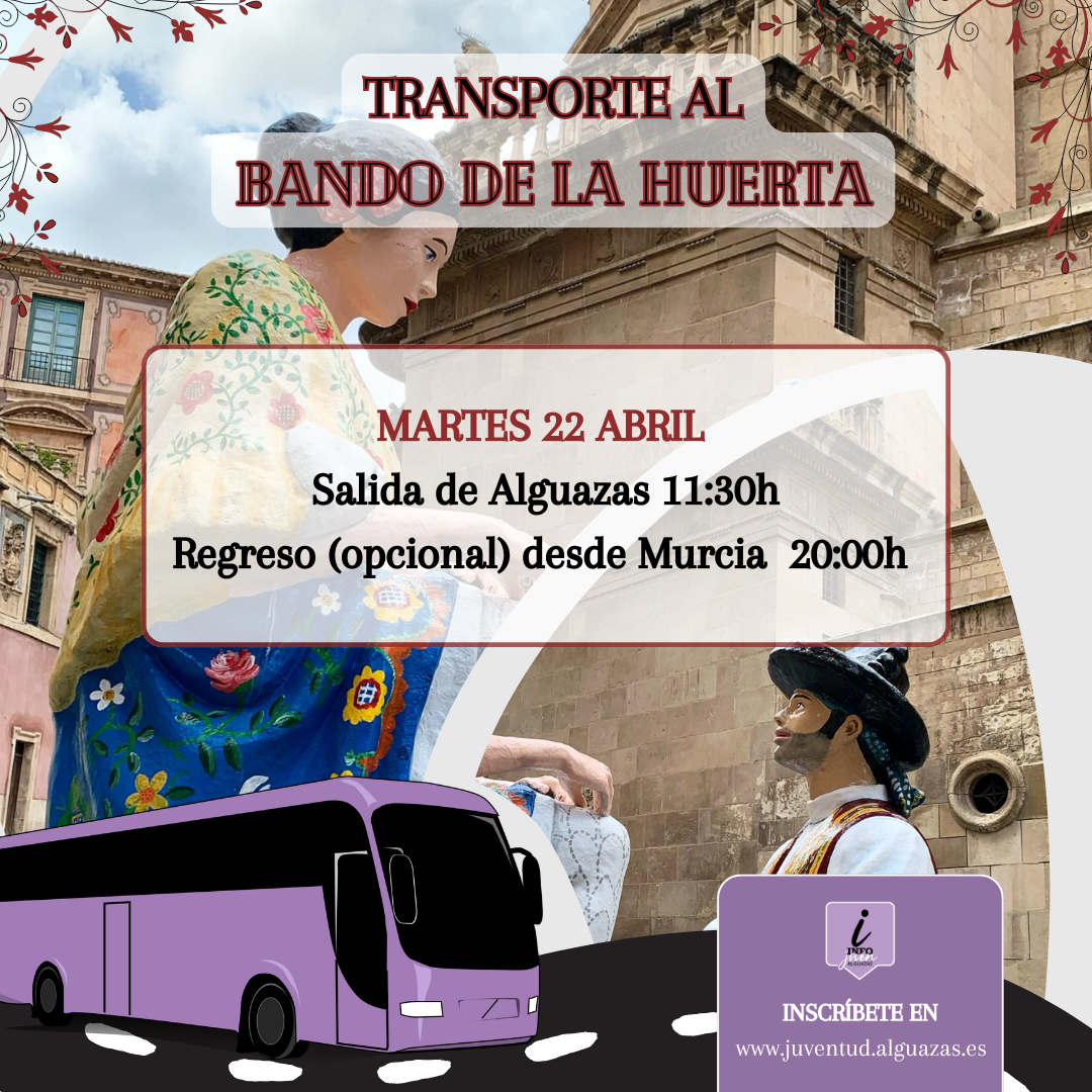 Transporte al Bando de la Huerta 2025