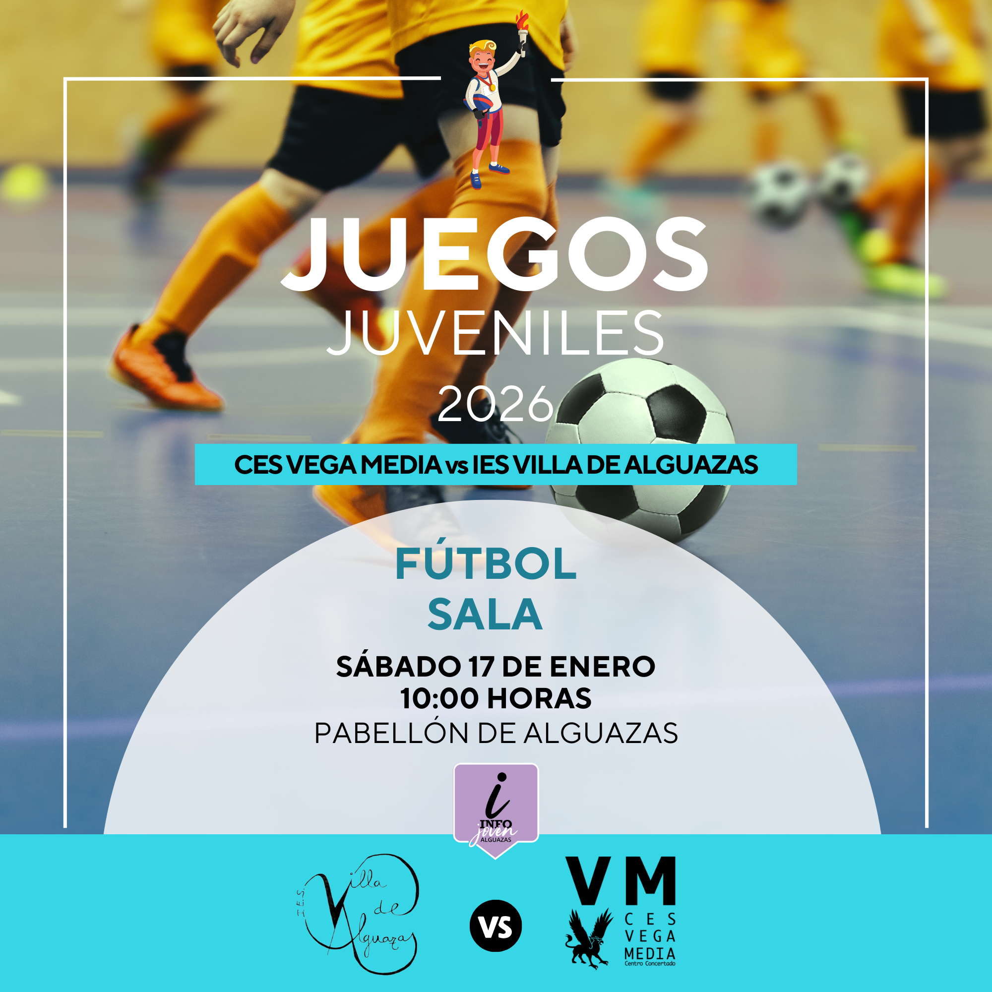 Torneo de FÚTBOL SALA JJOO Juveniles de Alguazas 2026
