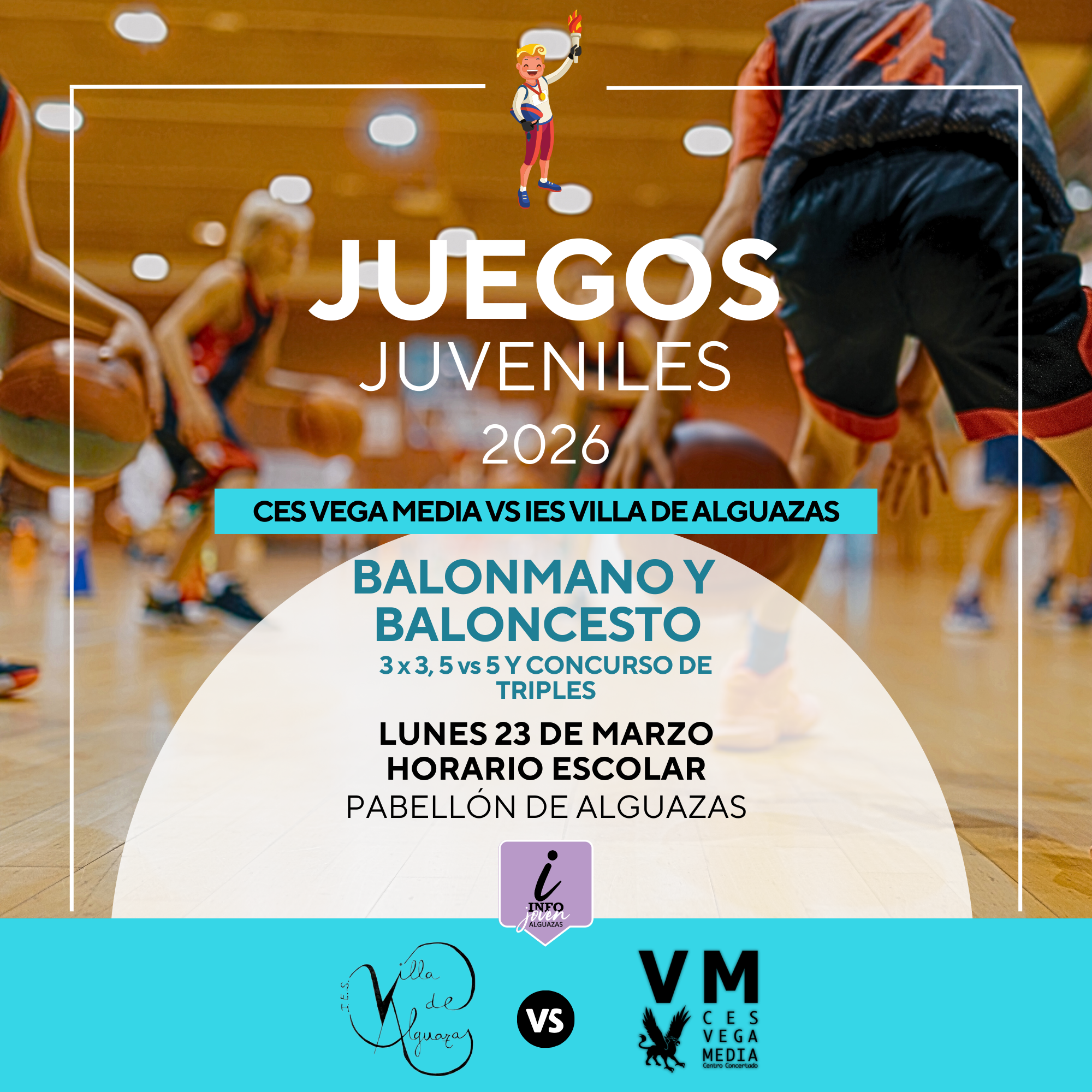 Torneo de BALONCESTO Y BALONMANO JJOO Juveniles de Alguazas 2026